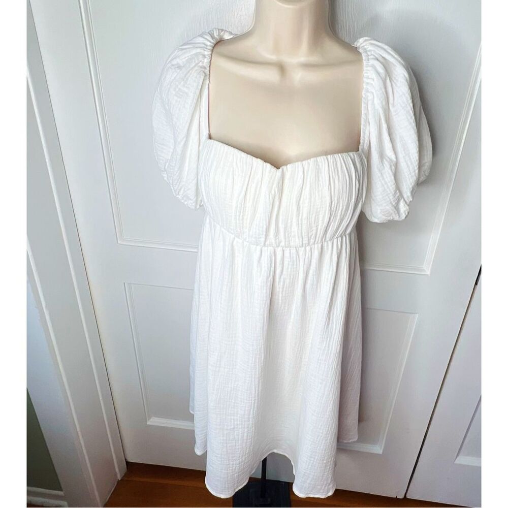 Princess Polly Let’s Dance Mini Dress White Nwot Size 10